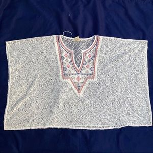 Beautiful off white lace tunic